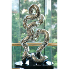 Modern Famous Arts Abstract Stainless steel Sculpture for indoor decoration